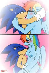 Crossover Sonic Team Rainbow Dash Sonic The Hedgehog Rougethebat777