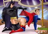 Manly Superheroes Batman And Superman Go Gay Way