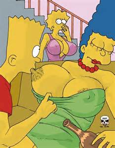 Marge And Bart Simpson Porn Simpsons Cartoon Large Marge Simpson Lisa