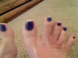 Purple Toes Tease Masturbation Instruction