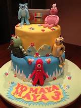 Yo Gabba Gabba Cake Cake By Veronika Little Loves 2nd Bday Pinte