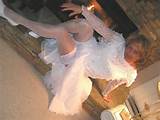Older Blonde In Wedding Dress Stockings Garter Belt Mature Porn Photo