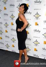 Kris Jenner Hamming for the camera A real MILF a black dress 139237