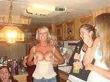 Blonde Milf Flashes Out Her Great Round Breasts
