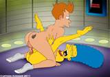 Cartoon Babes In Hot Action Marge Simpson 11