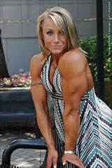 Hot, amazingly erotic and sexy blonde muscle MILF Sateash Berge. Zoom