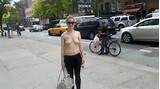 New York Topless In Public