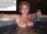 ... of Fake Hot Tub Incest Milf Nipples Pool Sexy Slut Tan Line Text Whore