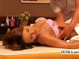 tan naked japanese milf receives sensual oil massage
