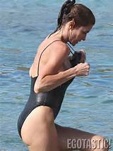 STEPHANIE SEYMOUR nip slips out of swimsuit in St Barts , Stephanie ...