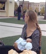 Huge nipple breastfeeding milf!